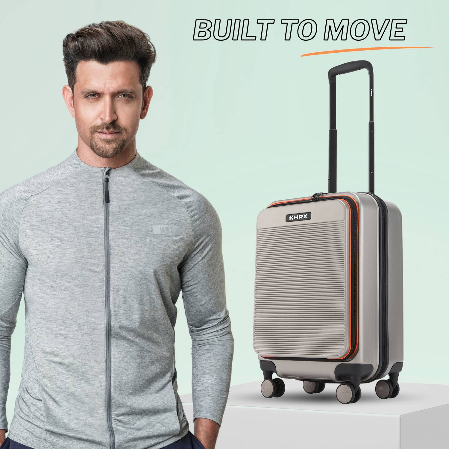 HRX by Hrithik Roshan Grit 22 inch Laptop Suitcase - Image 2