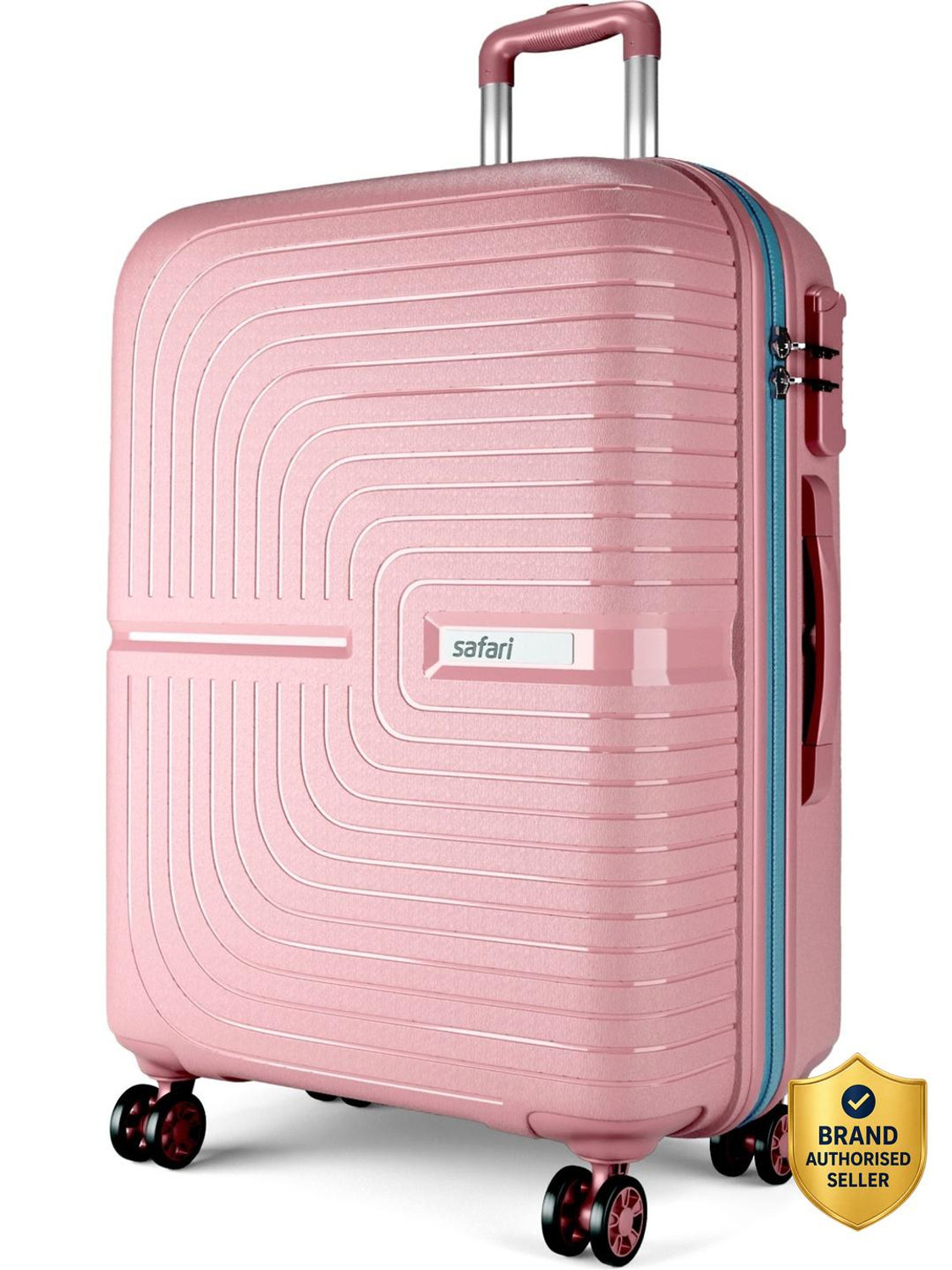 Image of SAFARI ECLIPSE NEO 75 4W ROSE GOLD Check-in Suitcase 8 Wheels - 30 Inches