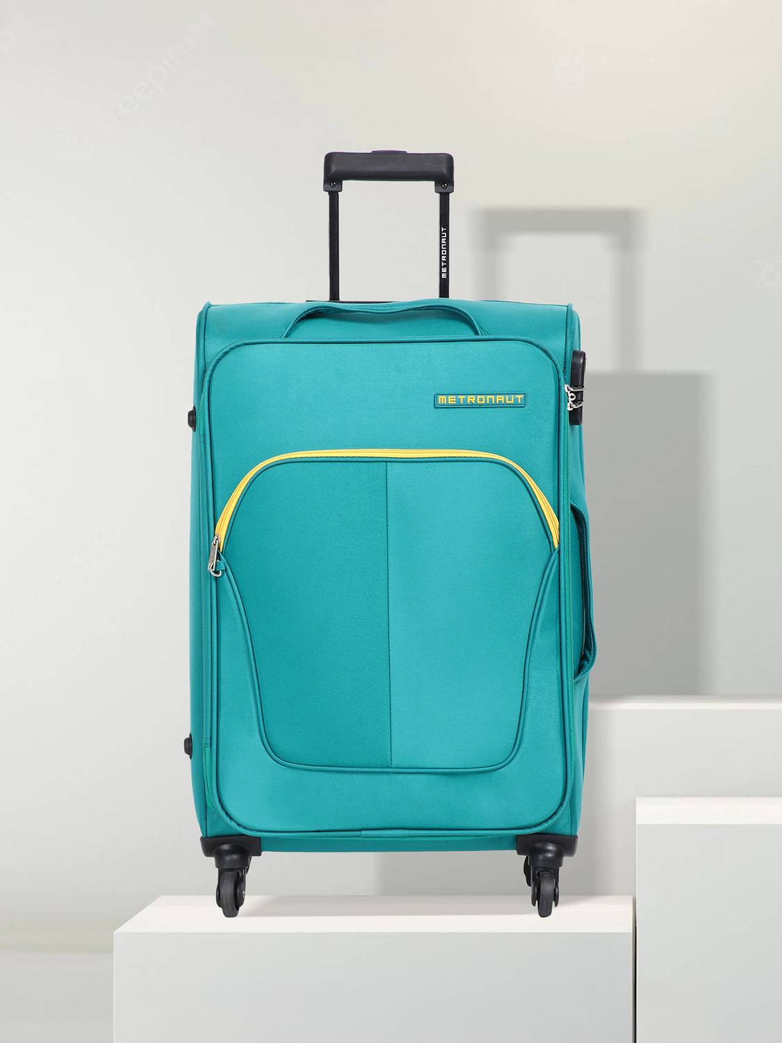 METRONAUT Supreme Check-in Suitcase 4 Wheels - 30 inch Green, Yellow - Price in India | Flipkart.com