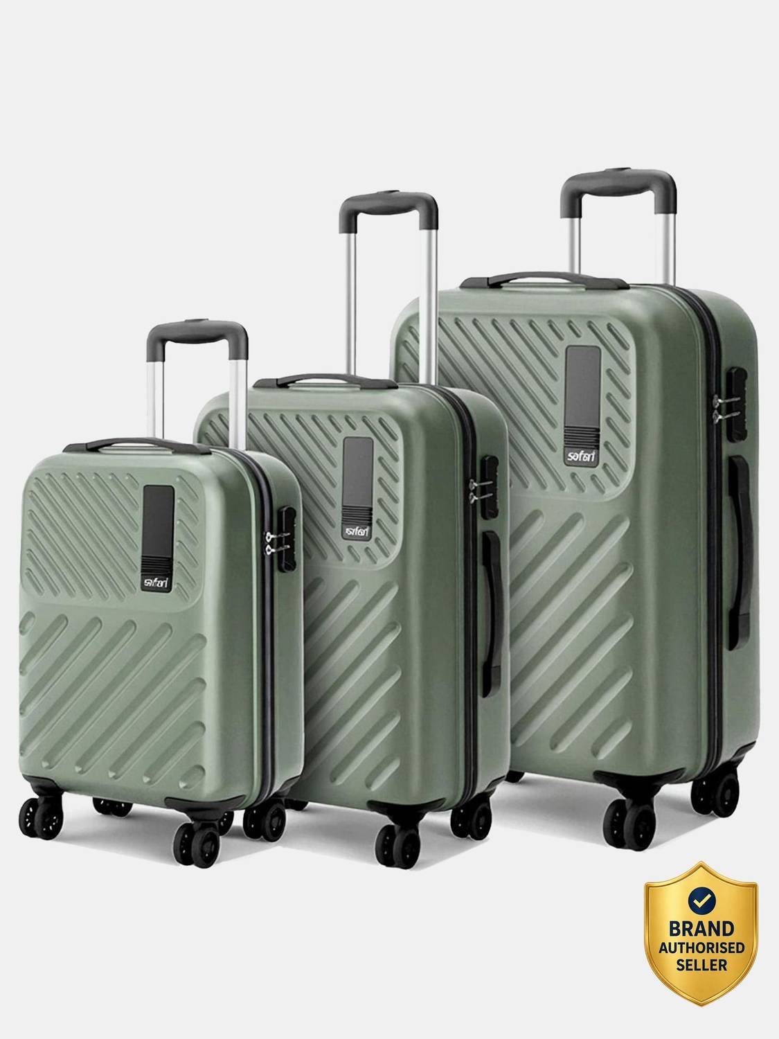 SAFARI ZODIAC 3 (Small 56cm | Medium 66cm | Large 76cm) Cabin & Check-in Set 8 Wheels - 30 inch