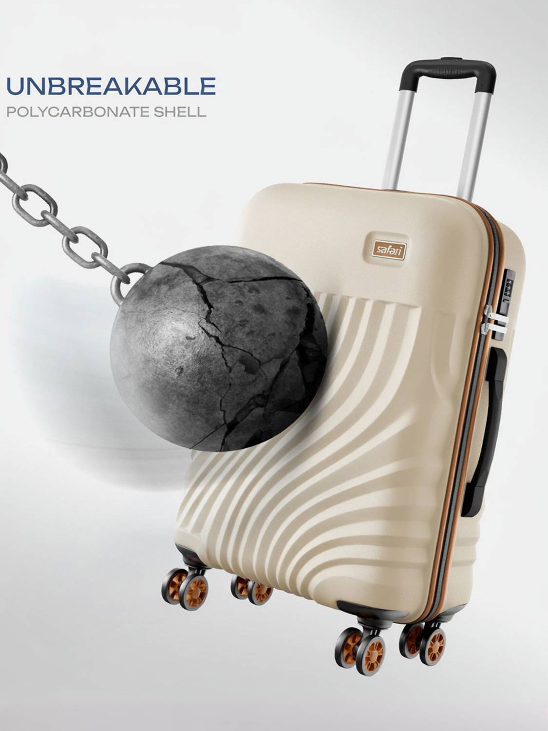 SAFARI KEPLAR 4W Check-in Suitcase 8 Wheels 26 inch - Image 2