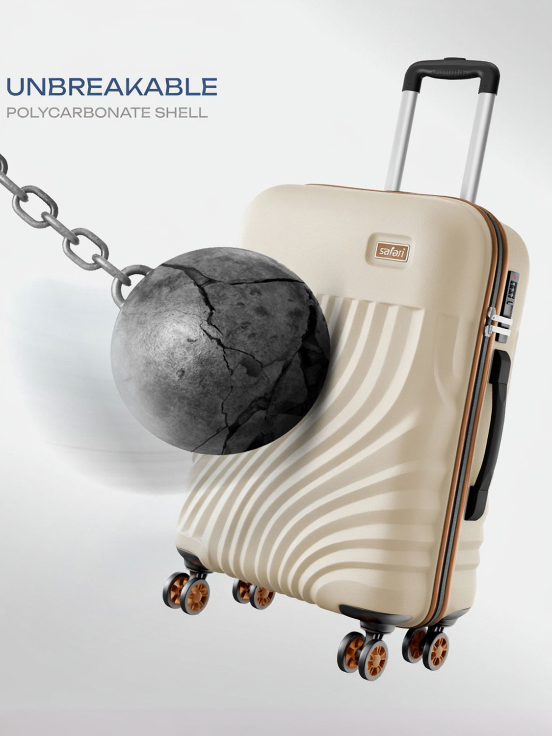 Image of SAFARI KEPLAR 4W Check-in Suitcase 8 Wheels - 26 inch