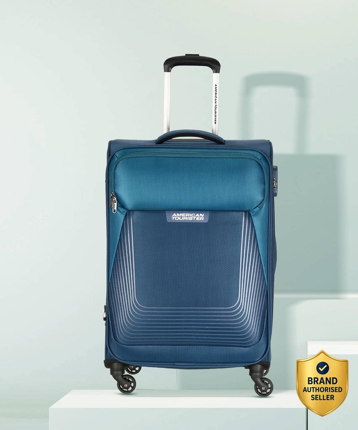 AMERICAN TOURISTER AMT SOUTHSIDE LITE sp 69 MD.BLU Expandable  Check-in Suitcase 4 Wheels - 27 inch