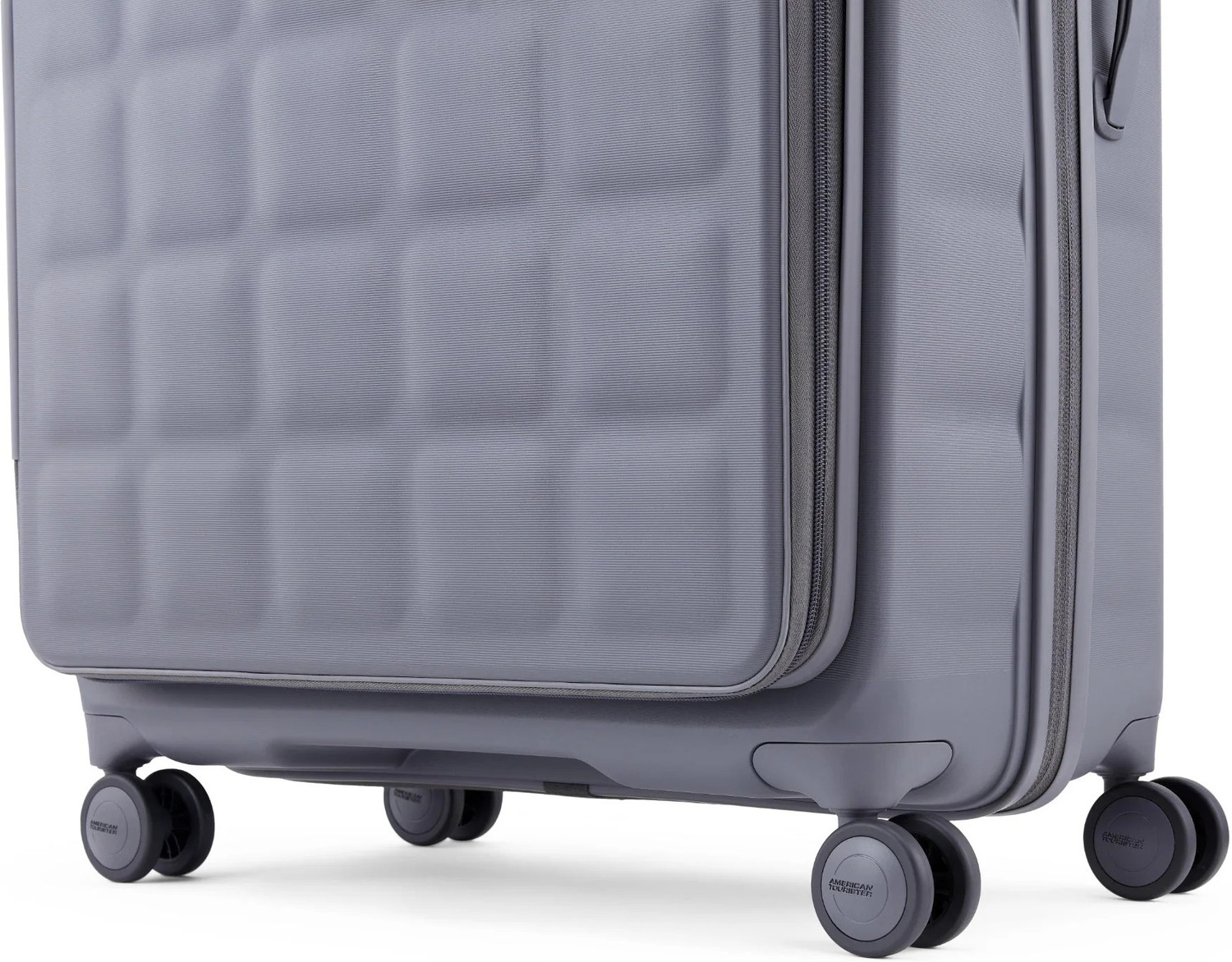 Image of AMERICAN TOURISTER Premium front open expandable Suitcase trolley bag with 8 Wheels, TSA lock Expandable Check-in Suitcase 8 Wheels - 31 inch