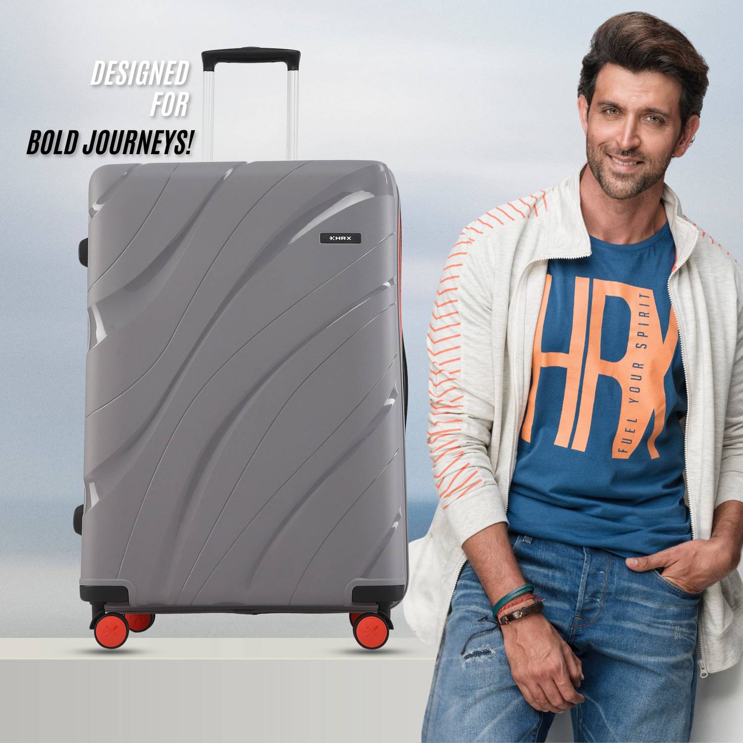 HRX Madrid 3 Cabin Check-in Set 30 inch (8 Pack) Pack of 8 - Image 2