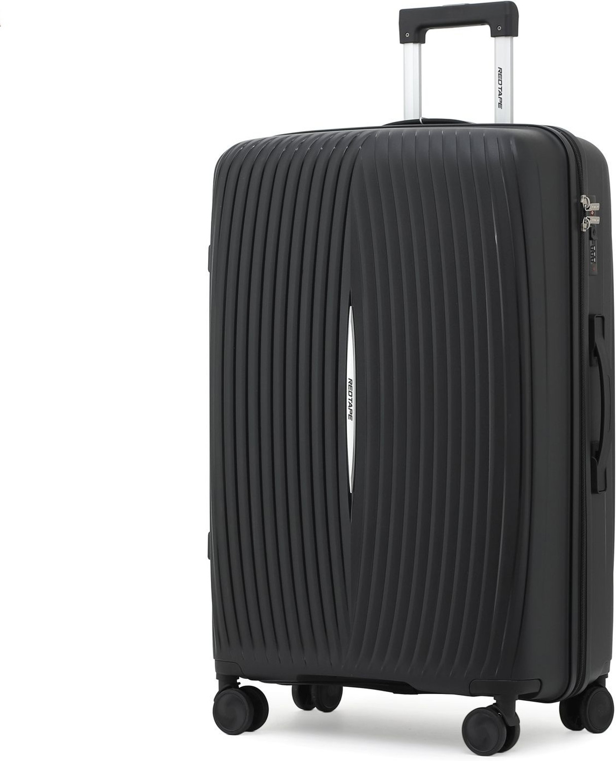 Image of Red Tape Unisex 100L Polypropylene Hard Trolley Bag Check-in Suitcase 8 Wheels - 28 inch