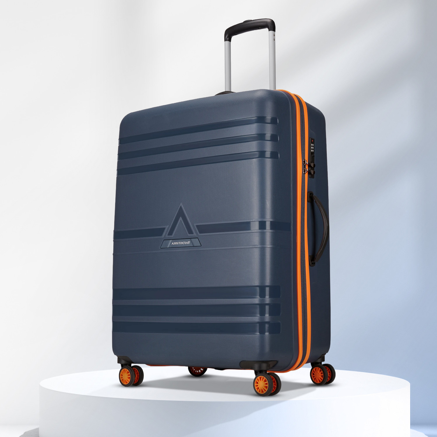 Image of ARISTOCRAT Airstop Max Hard Side Luggage | Trolley Bag With Flushed Combination Lock Check-in Suitcase 4 Wheels - 29 Inch