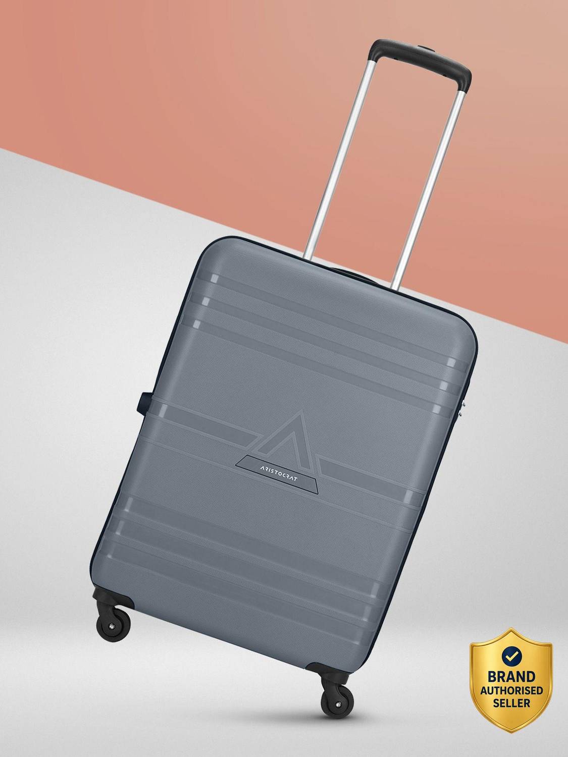 ARISTOCRAT Airstop 63 - Hardbody Trolley Bag Check-in Suitcase 4 Wheels - 25 Inch
