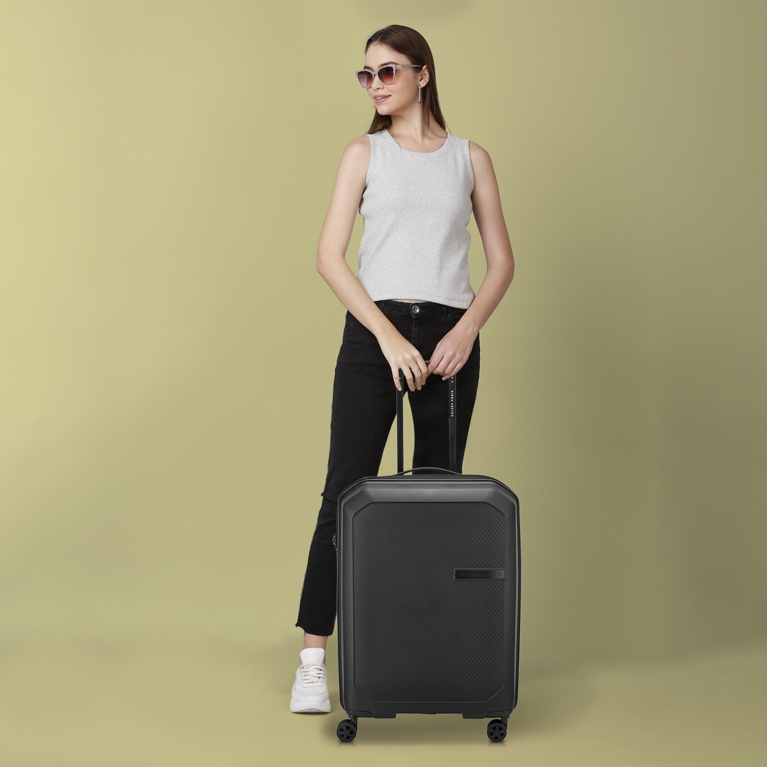 Image of DELSEY PARIS ANVERS Expandable Cabin Suitcase 8 Wheels - 22 Inch
