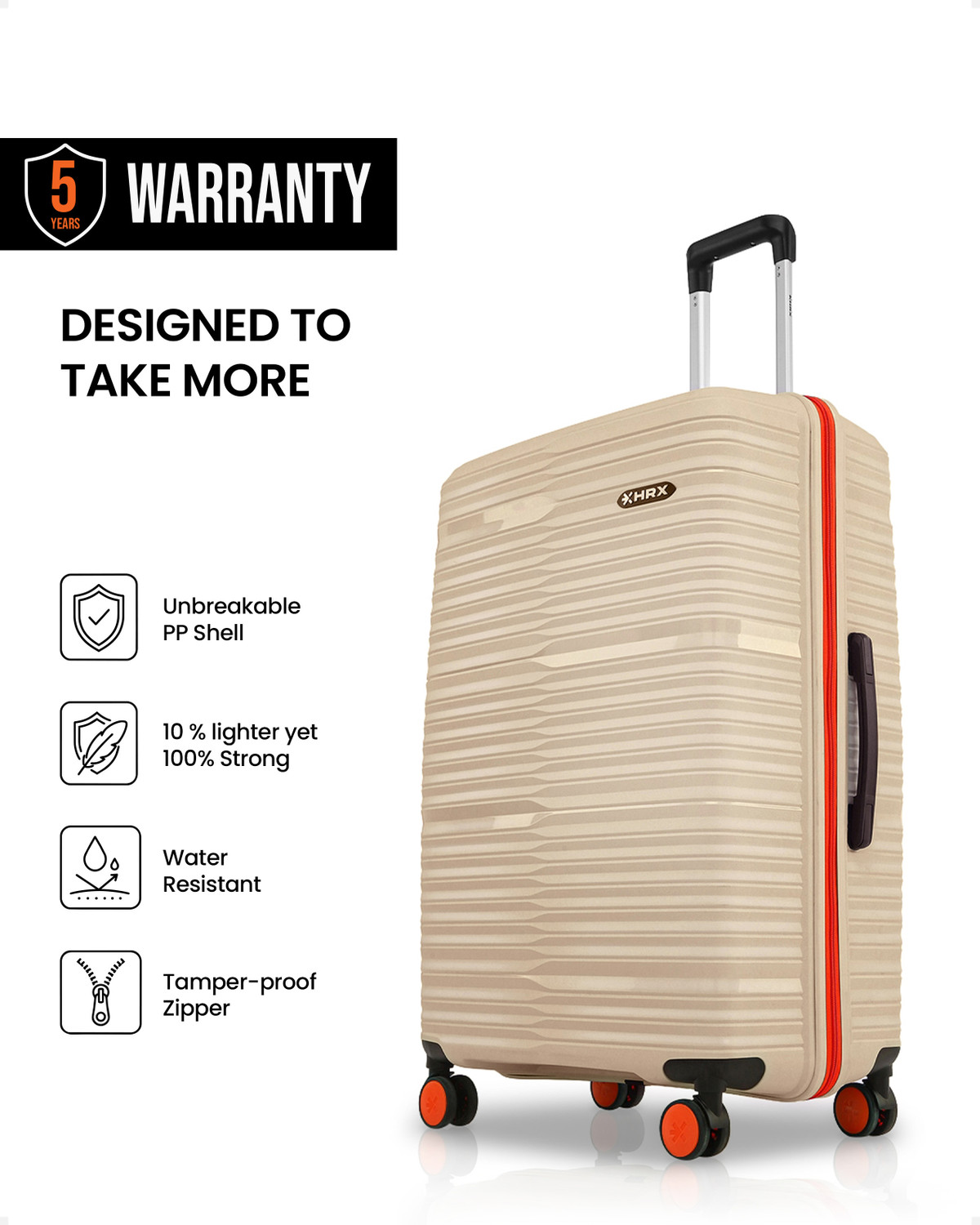 Image of HRX Zanzibar Cabin & Check-in Set 8 Wheels - 30 inch