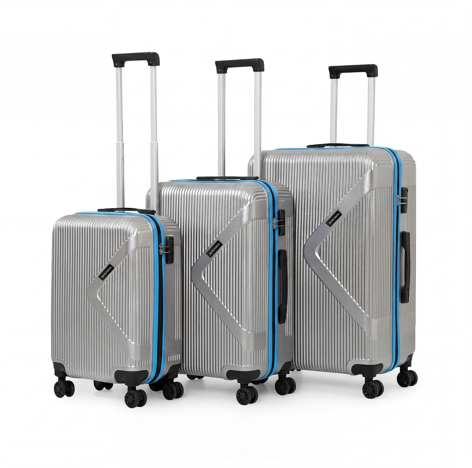 Image of ACEPACK Brampton Cabin & Check-in Set 8 Wheels - 28 inch