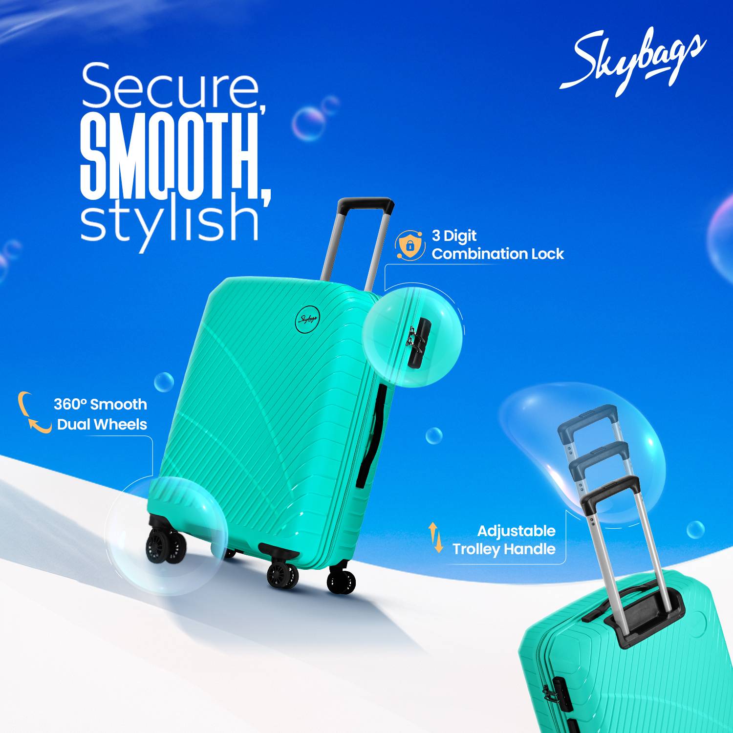 SKYBAGS Streax 26 inch Check-in Trolley Bag - Image 4