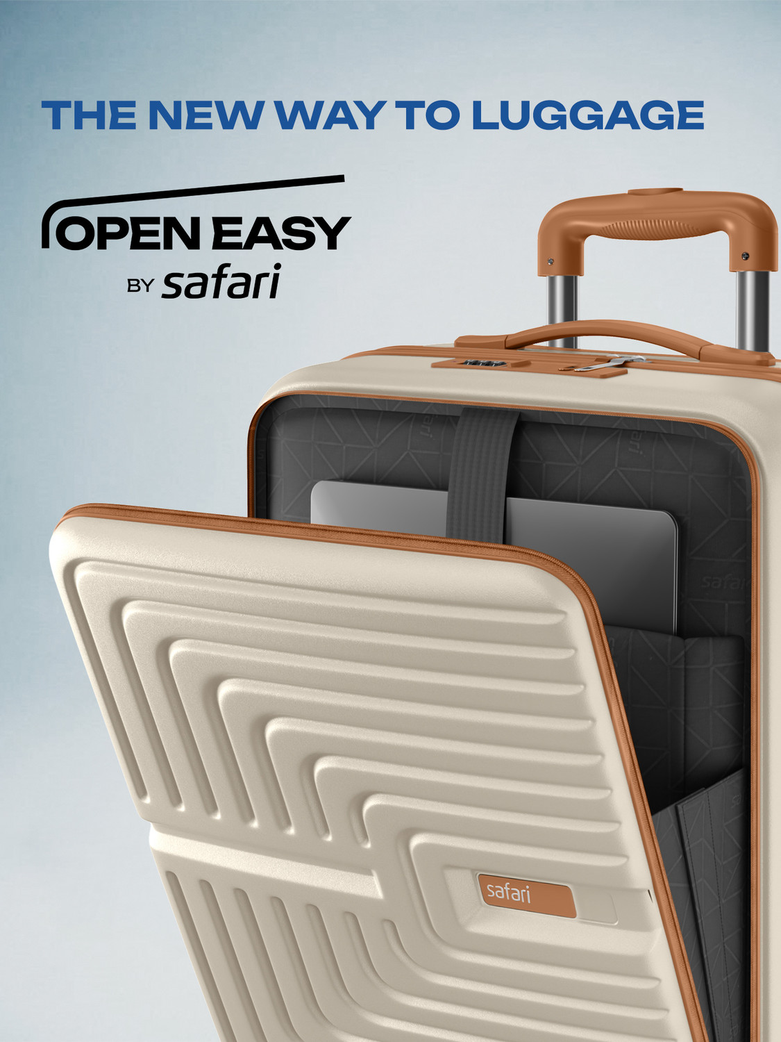 Image of SAFARI ECLIPSE NEO FO 55 4W VANILLA Cabin Suitcase 8 Wheels - 22 Inches