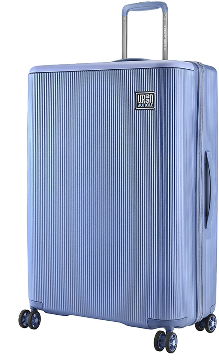 Image of Urban Jungle Hard Body Set of 2 Luggage 8 Wheels - Lumolite - Blue Cabin & Check-in Set 8 Wheels - 26 inch