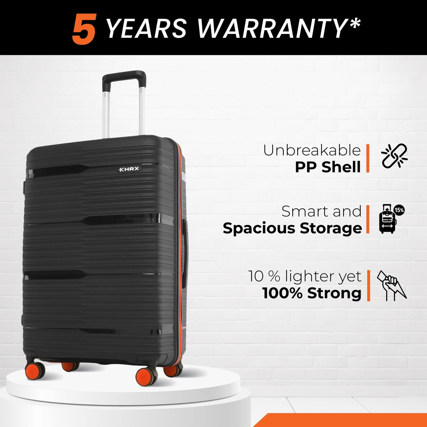 Image of HRX Zanzibar Check-in Suitcase 8 Wheels - 30 inch