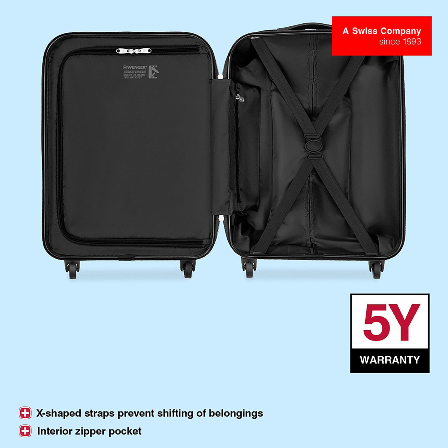 Image of Wenger In-Flight Cabin Suitcase 4 Wheels - 22 inch