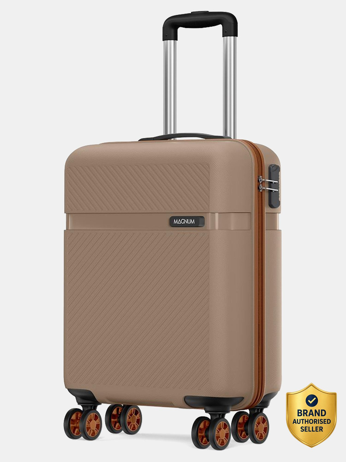 Image of SAFARI Fury 55 4W Fossil Cabin Suitcase 8 Wheels - 22 Inches