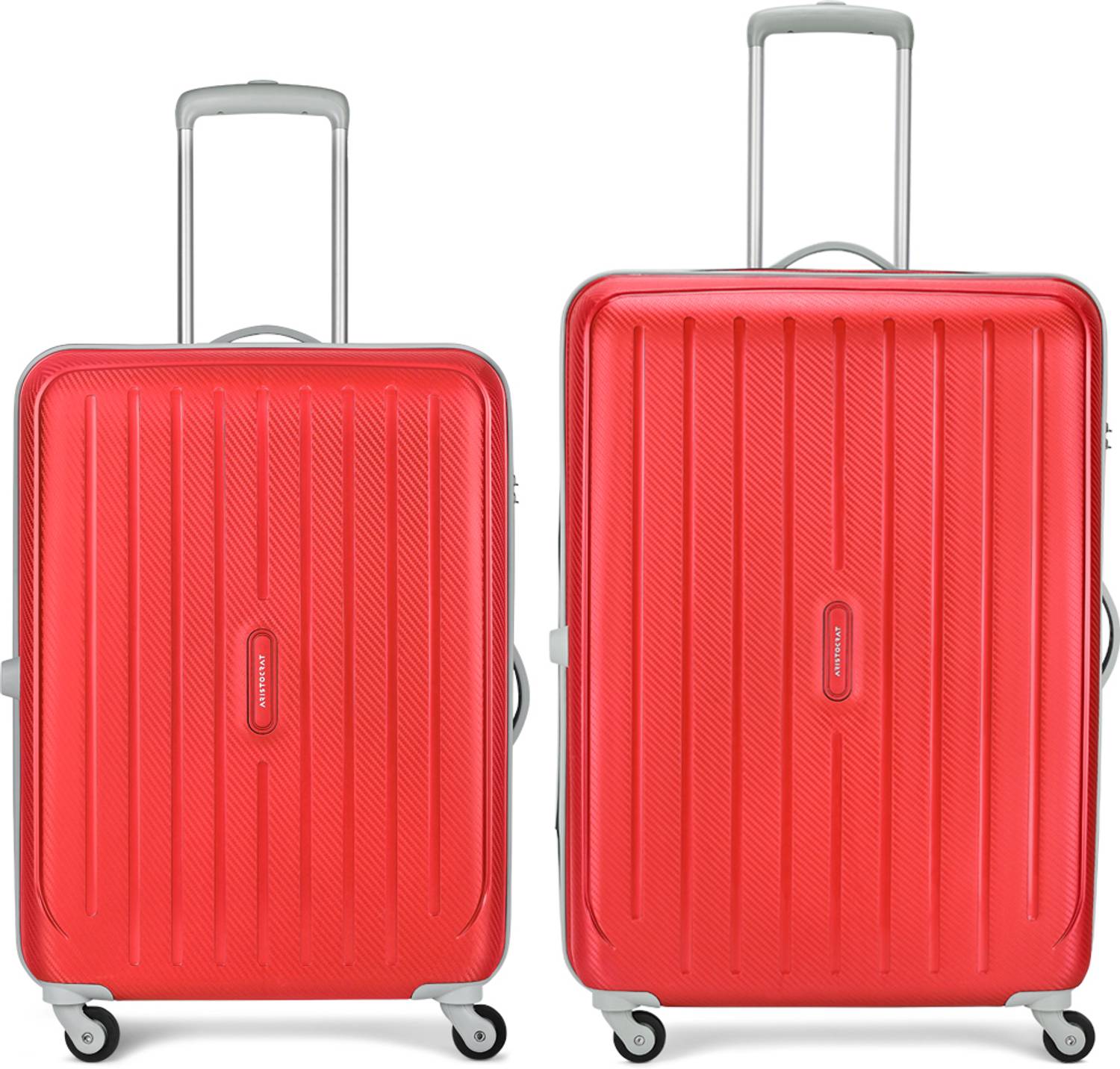 ARISTOCRAT Photon Set of 2 (Medium 65cm| Large 75cm) - Trolley Bag Cabin & Check-in Set 4 Wheels - 28 inch