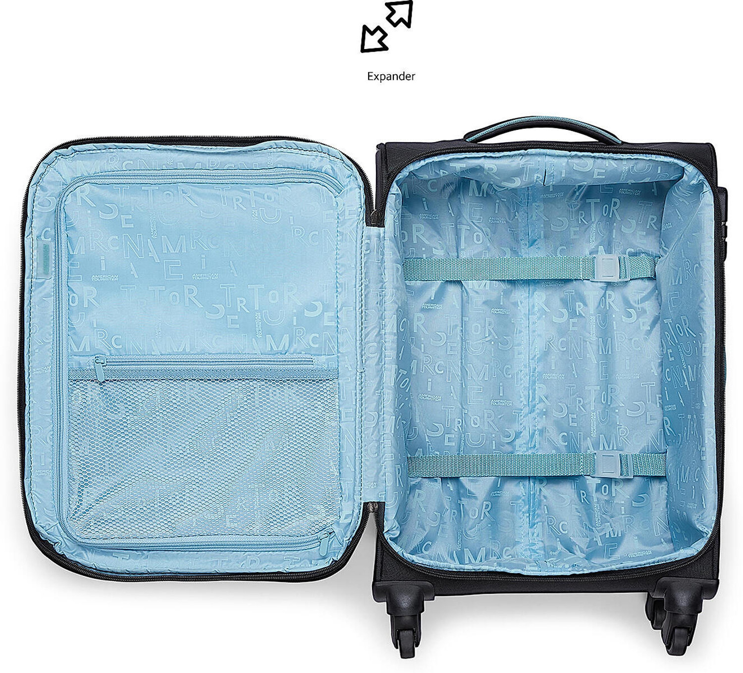 Image of AMERICAN TOURISTER CRUX 70 ( MEDIUM SIZE ) Expandable Check-in Suitcase 4 Wheels - 24 inch