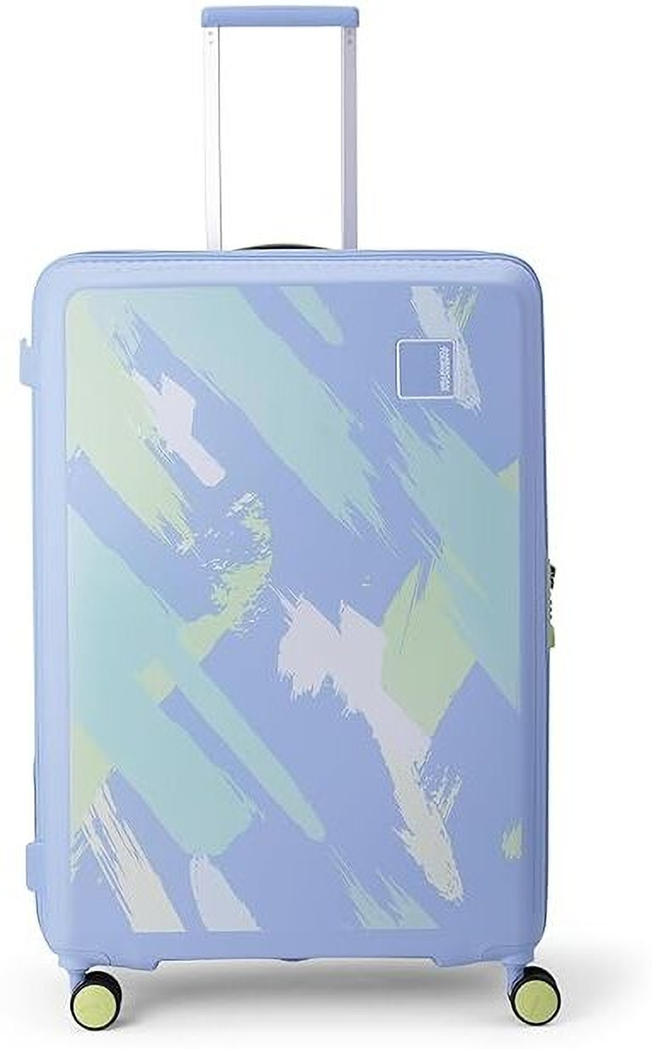 Image of AMERICAN TOURISTER Printed hard Suitcase trolley bag with 8 wheel,TSA lock & 3 yrs warranty Check-in Suitcase 8 Wheels - 27 inch