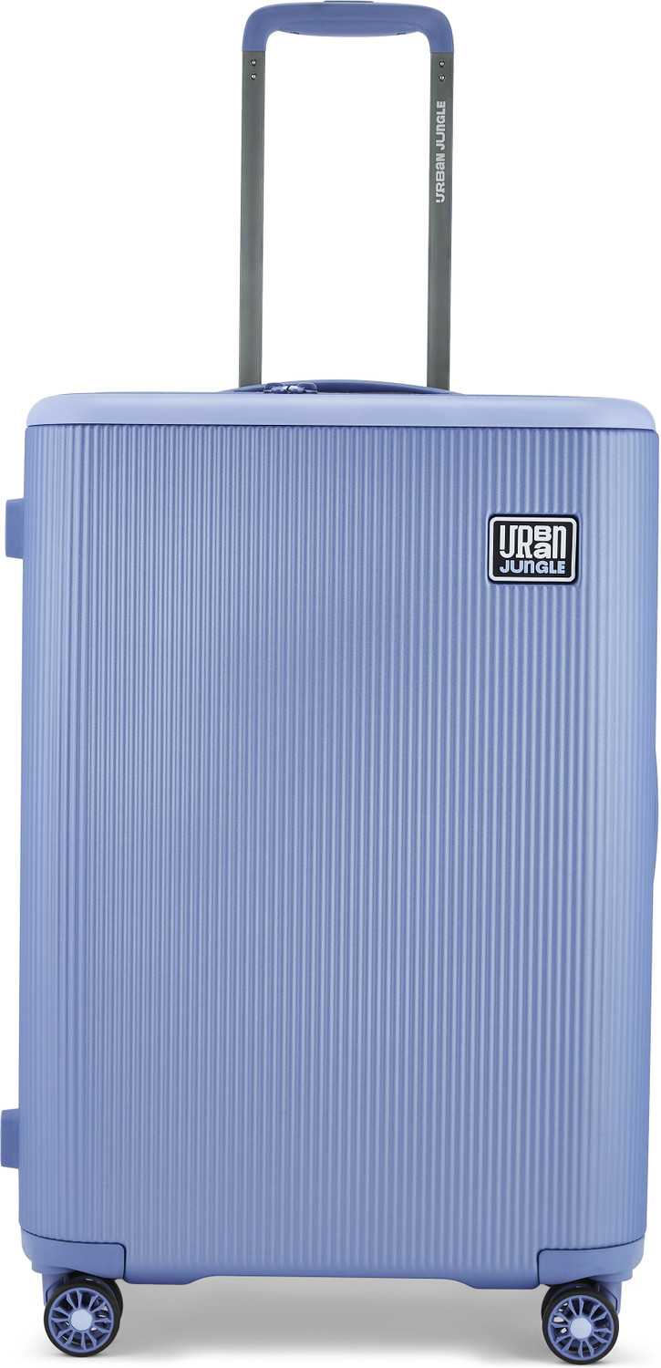 Image of Urban Jungle Medium Check-in Suitcase (65 cm) 8 Wheels - Lumolite - Blue Check-in Suitcase 8 Wheels - 26 inch