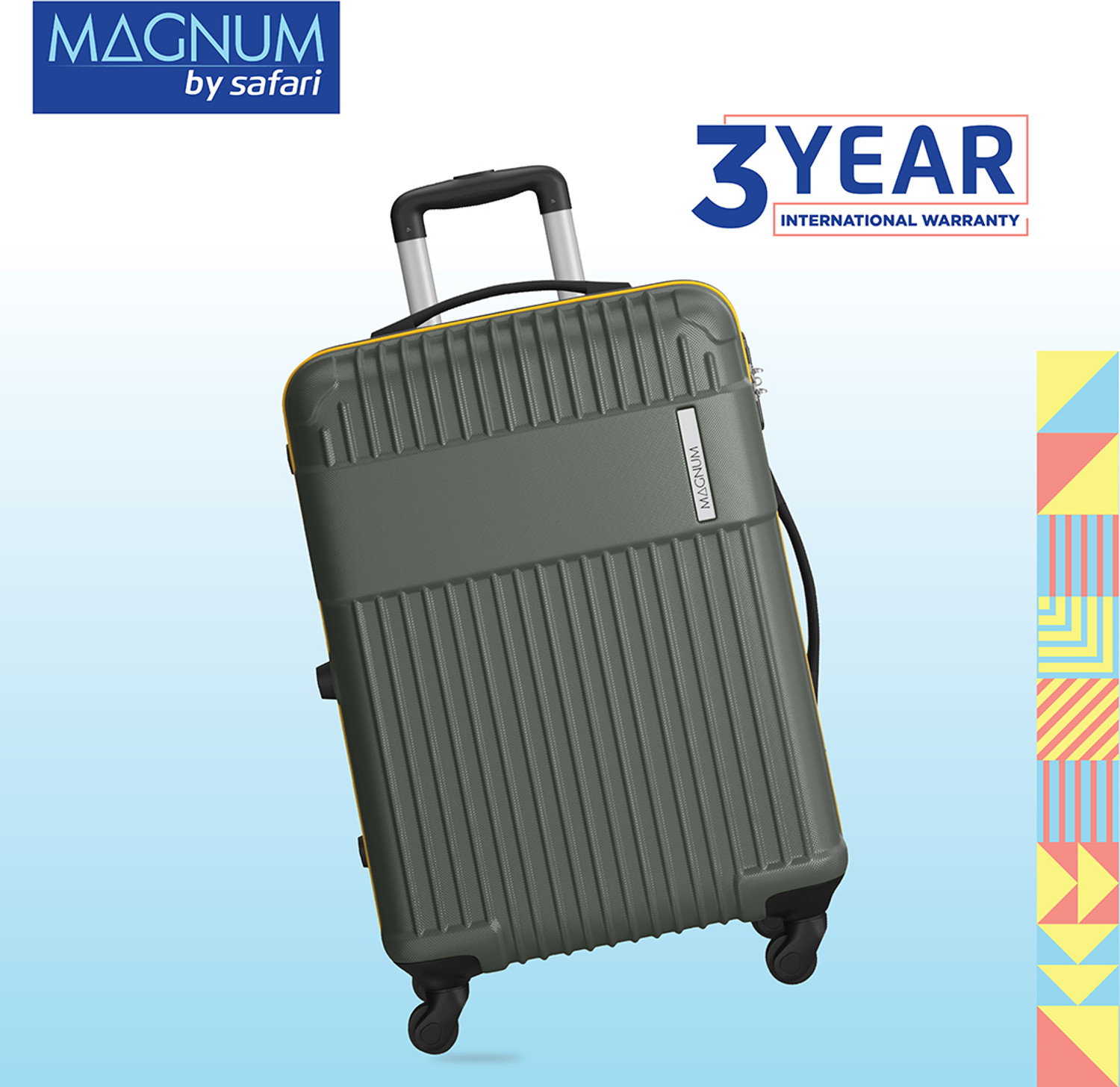 Image of Safari Magnum Saber 77 Check-in Suitcase 4 Wheels - 30 inch