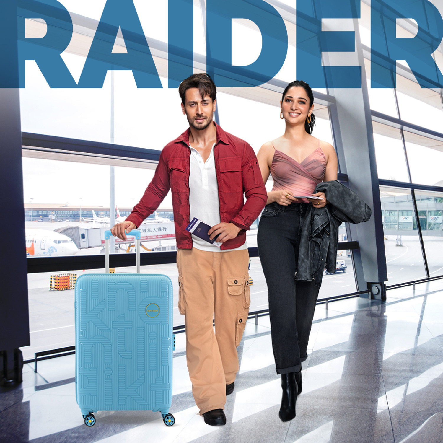 Image of KAMILIANT by American Tourister RAIDER POP Check-in Suitcase 8 Wheels - 31 inches
