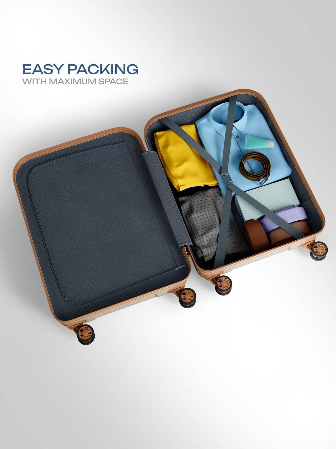 SAFARI Eclipse Neo 55 22 Inch Beige Cabin Suitcase - Image 4