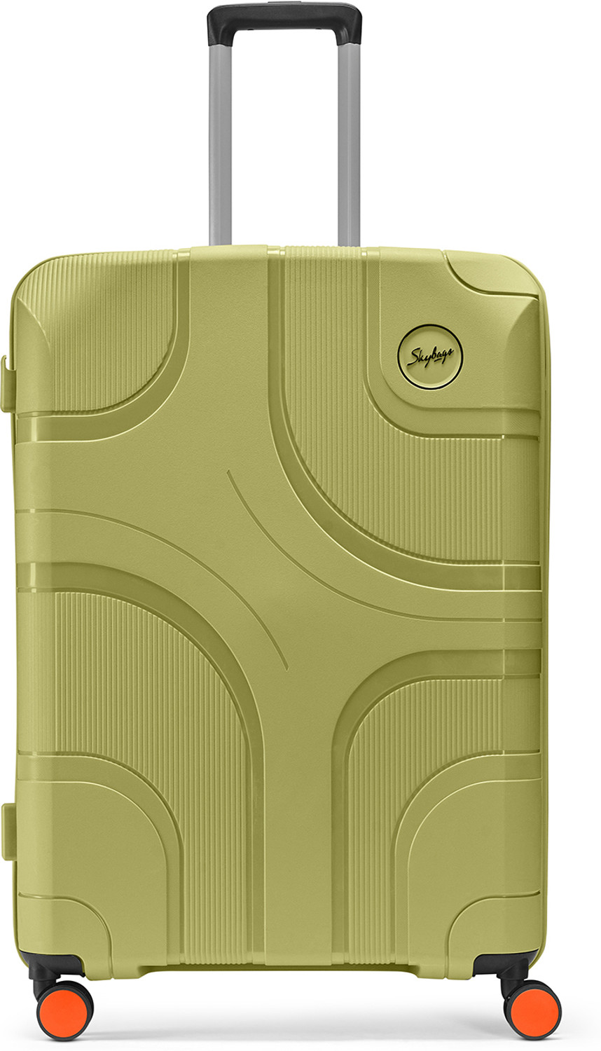 Image of SKYBAGS Cubism Check-in Trolley Bag | Large Hard Luggage with Combination Lock Check-in Suitcase 8 Wheels - 30 Inch