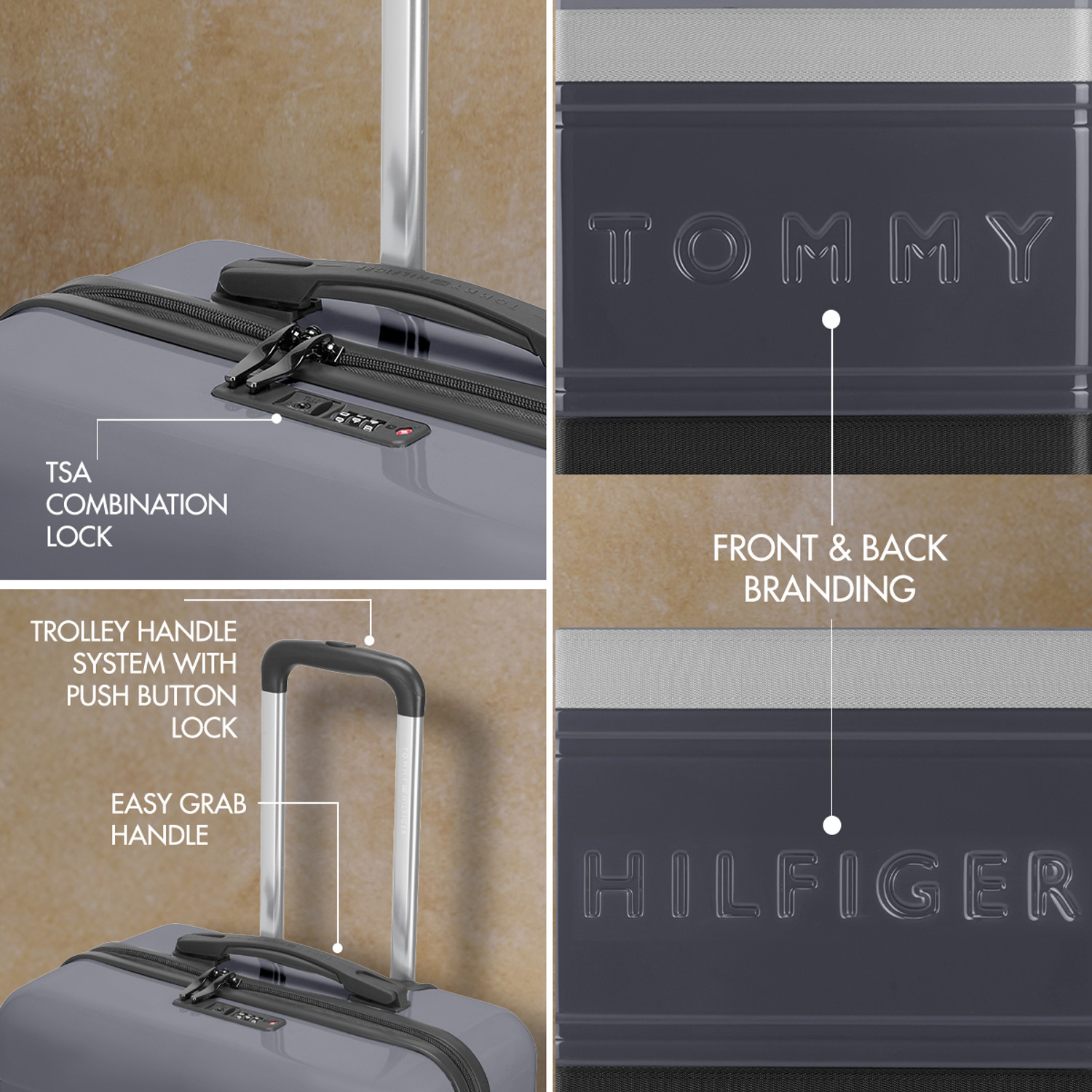 Image of TOMMY HILFIGER Triton Plus Overnighter & Briefcase 8 Wheels - 30 inch