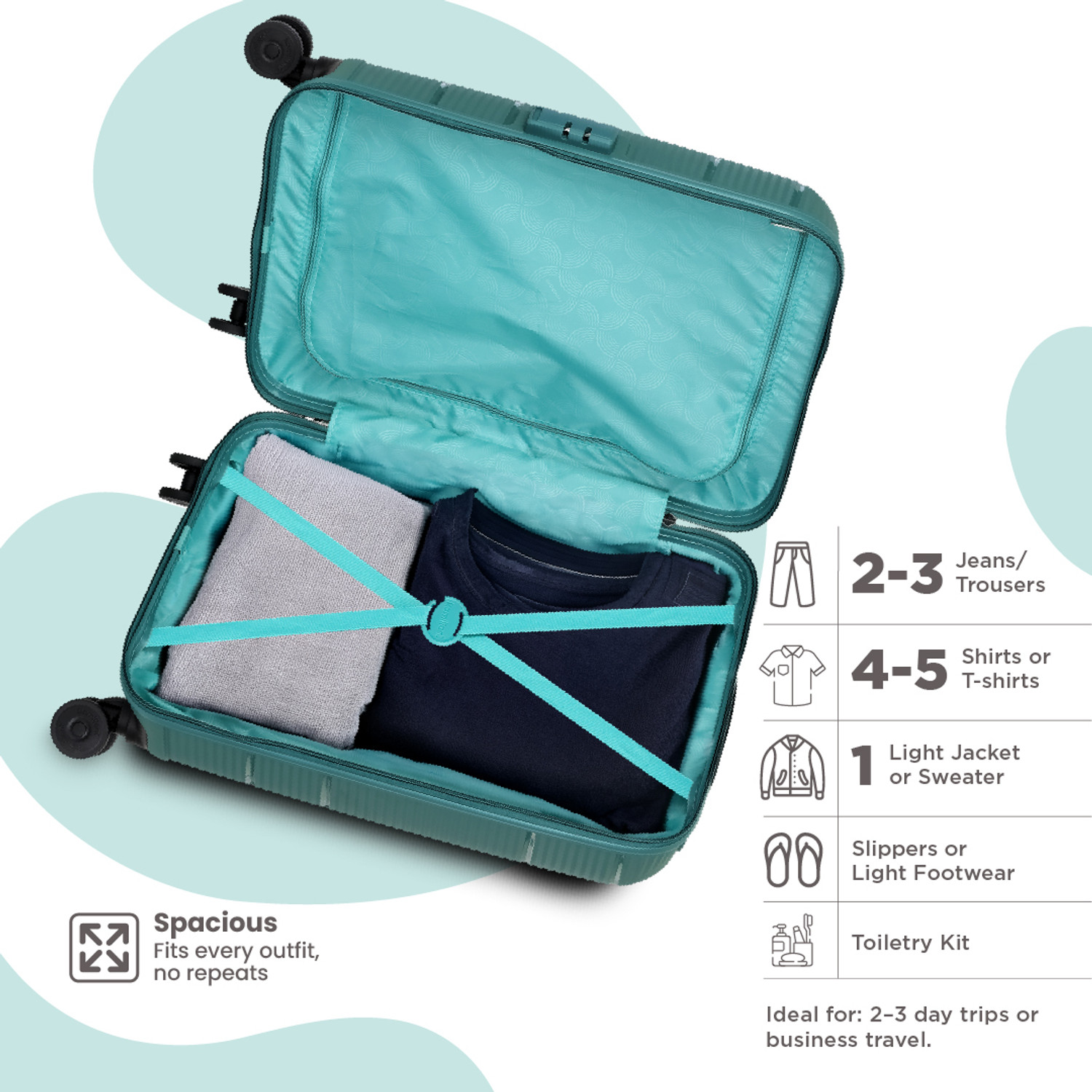 Image of KAMILIANT ARMOR Check-in Suitcase 8 Wheels - 26 inches