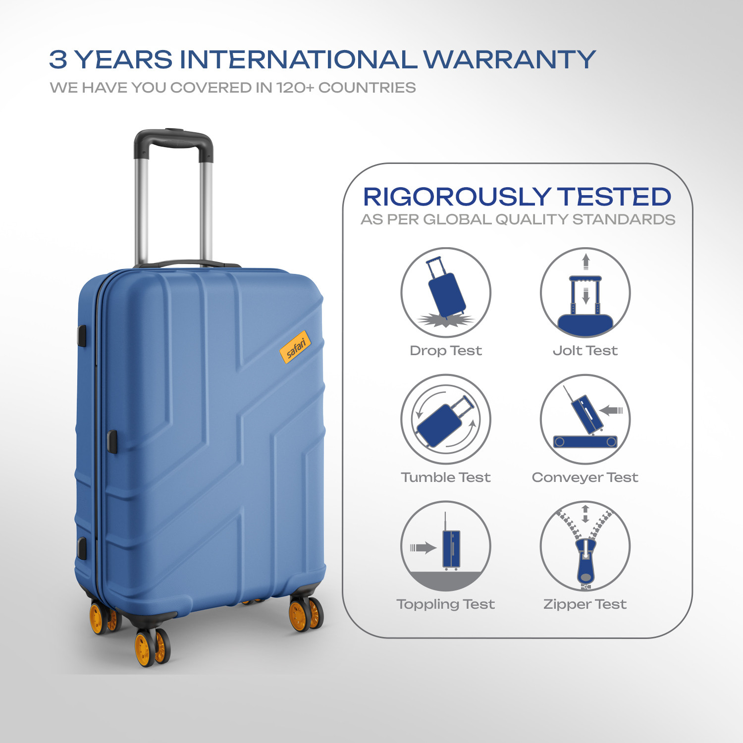 Image of SAFARI STRATOS Check-in Suitcase 8 Wheels - 28 inch