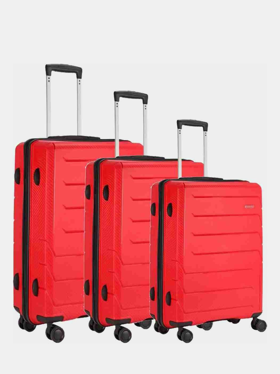 Image of ARISTOCRAT CHROMA STR SET ( SMALL+MEDIUM+LARGE SIZE ) Cabin & Check-in Set 8 Wheels - 28 inch