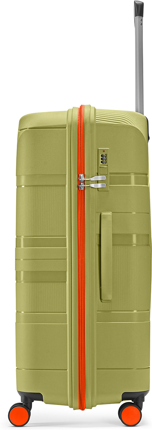 Image of SKYBAGS Cubism Check-in Trolley Bag | Large Hard Luggage with Combination Lock Check-in Suitcase 8 Wheels - 30 Inch
