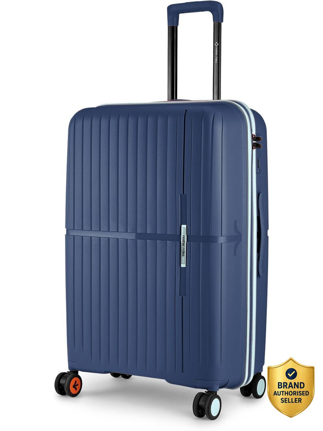 Image of NASHER MILES Springfield HardSide Polypropylene Checkin Luggage 28inch Trolley Bag for Travel Check-in Suitcase 8 Wheels - 28 inch