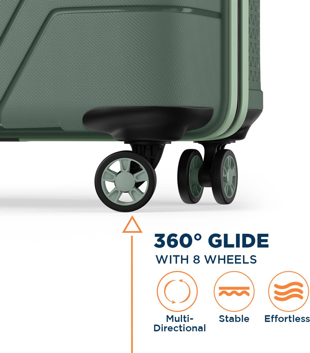 Magnum Safari Zeno 55 22 Inch 4 Wheel Suitcase - Image 5