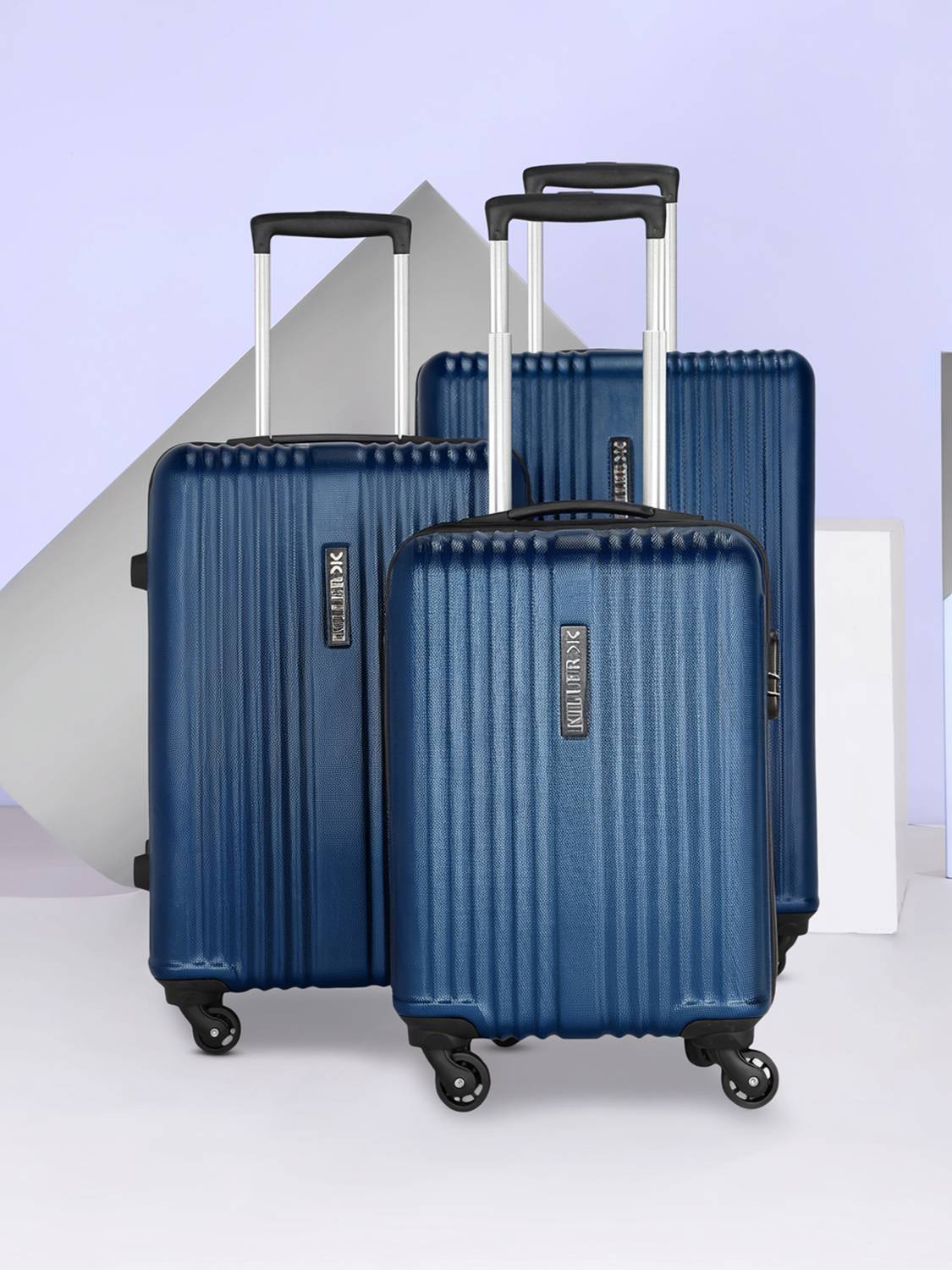 KILLER STRG- Dark Blue- Combo (28"+24"+20") Cabin & Check-in Set 4 Wheels - 28 inch
