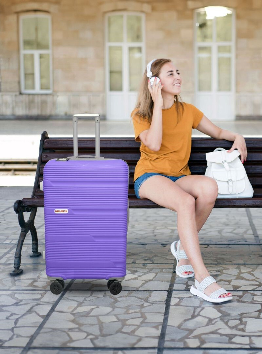 Image of KILLER SUMMIT TROLLEY BAG COMBO (30inch+22inch) Cabin & Check-in Set 8 Wheels - 30 inch