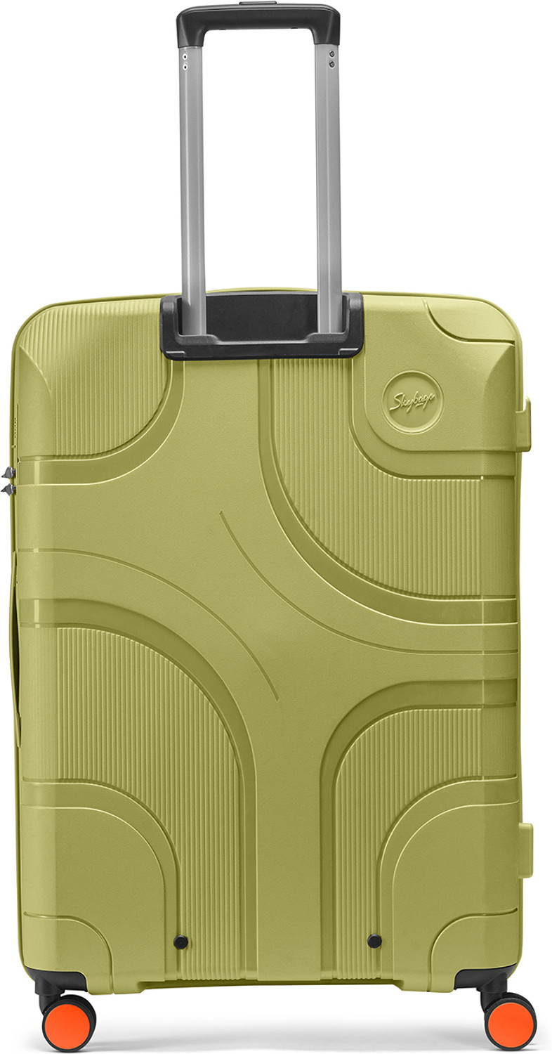 Image of SKYBAGS Cubism Check-in Trolley Bag | Large Hard Luggage with Combination Lock Check-in Suitcase 8 Wheels - 30 Inch