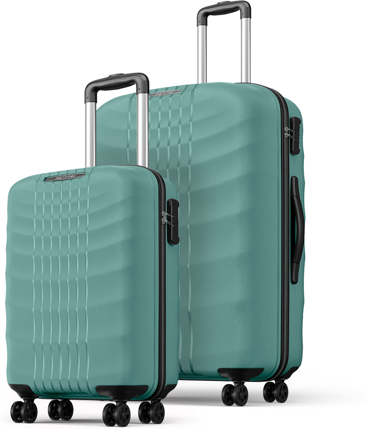 Image of Safari LIFT 55 /66 4W SAGE GREEN Cabin & Check-in Set 8 Wheels - 26 Inches