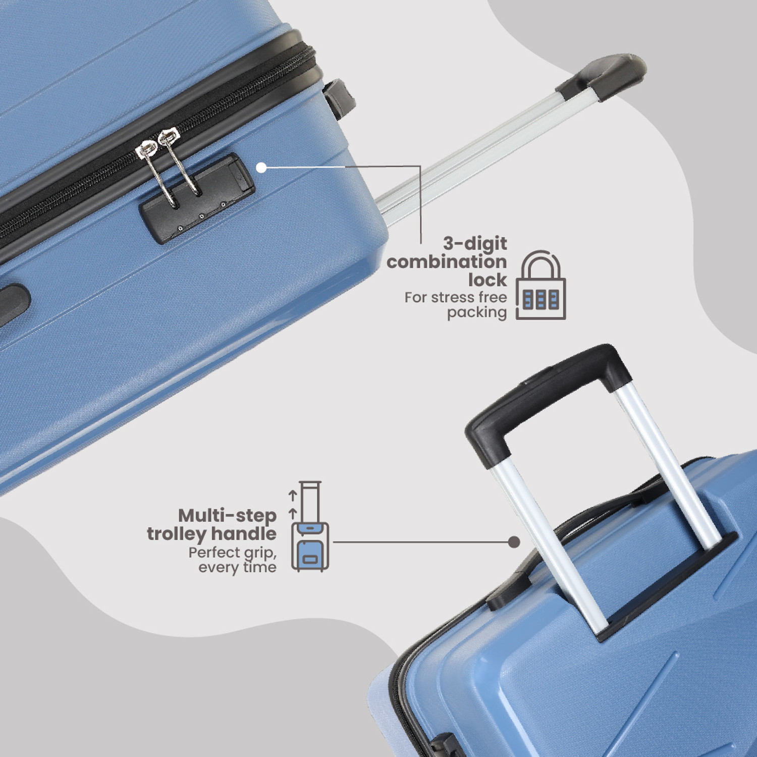 Image of KAMILIANT HK3 (2) 31 015 Cabin & Check-in Set 8 Wheels - 26 inch