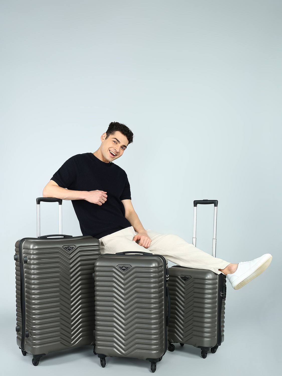 Image of METRONAUT Pivot Set-3 (30 Inch+ 26 Inch+ 22 Inch) Cabin & Check-in Set 4 Wheels - 30 30 Inch