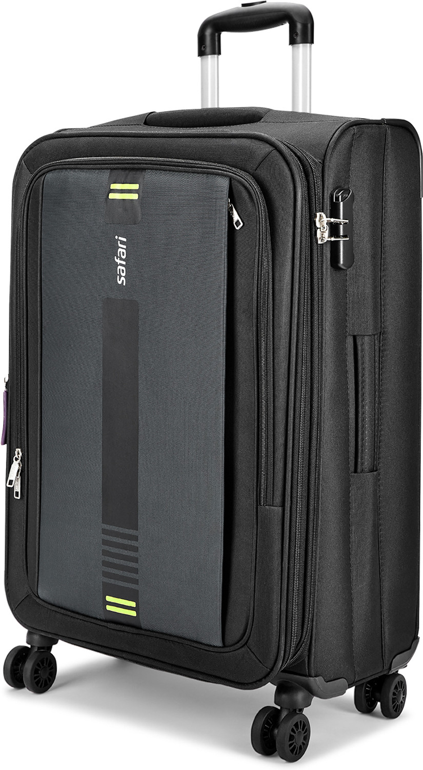 Image of SAFARI GAMMA NEO 75 4W BLACK Expandable Check-in Suitcase 4 Wheels - 30 Inches