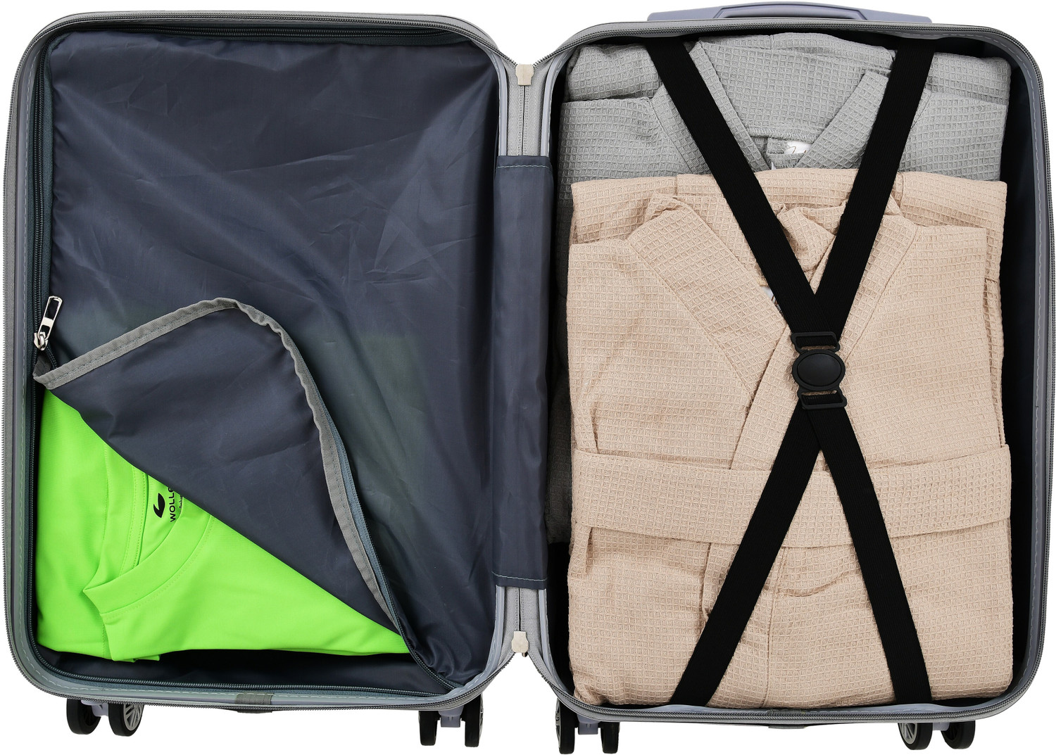 Image of Falkon SPARK Hard PC 4 Double Wheels Cabin Suitcase 8 Wheels - 21 inch