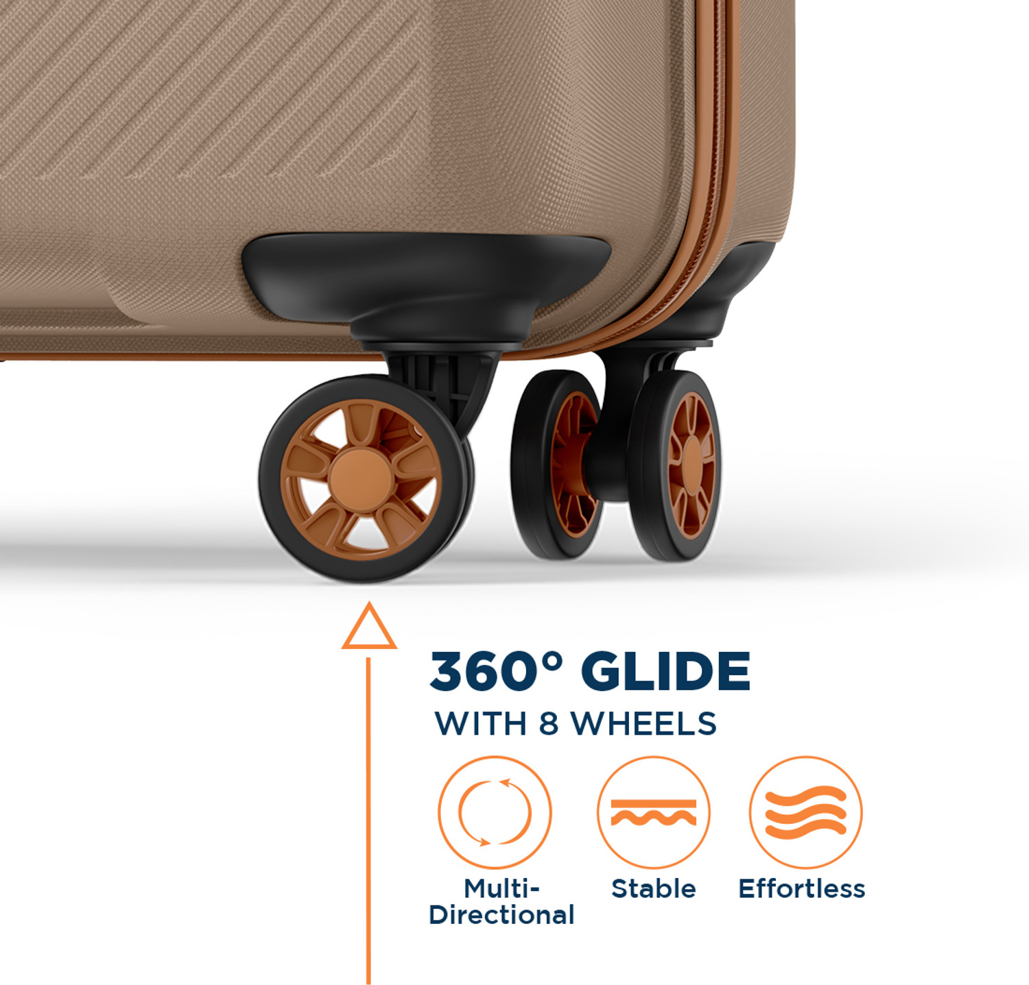 Image of SAFARI Fury 75 4W Fossil Check-in Suitcase 8 Wheels - 30 Inches