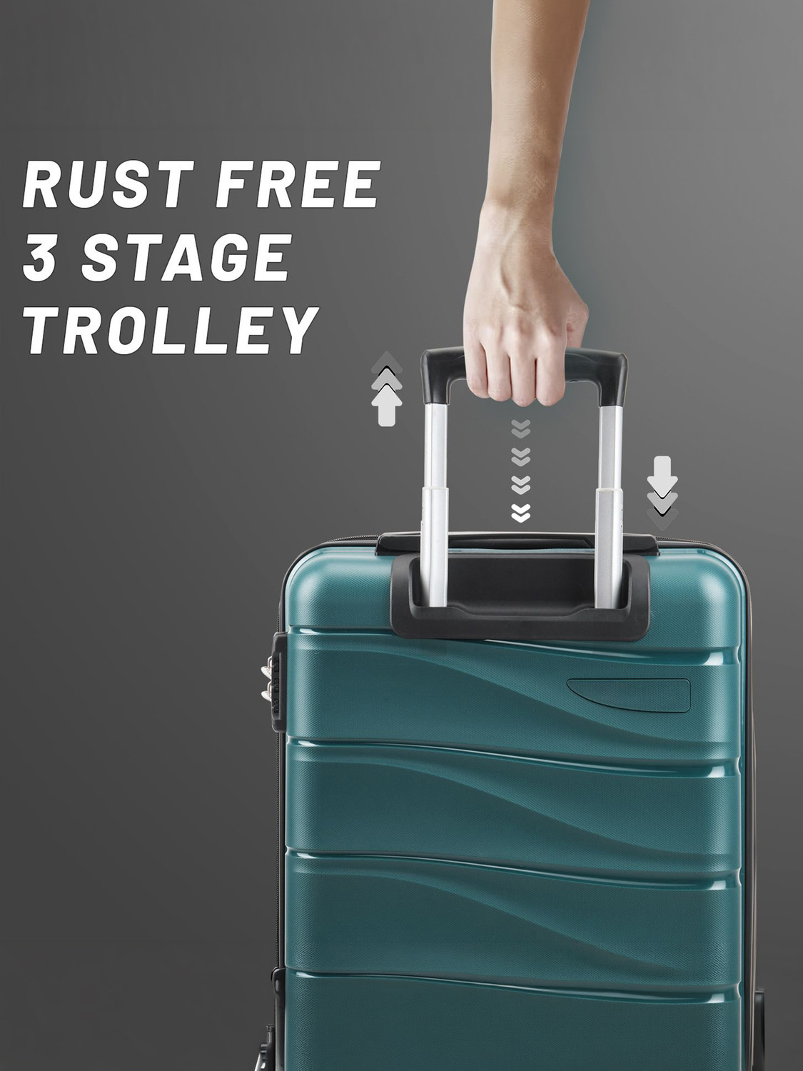 Image of ARISTOCRAT Olympus 55 - Hardbody Trolley Bag Cabin Suitcase 8 Wheels - 22 Inch