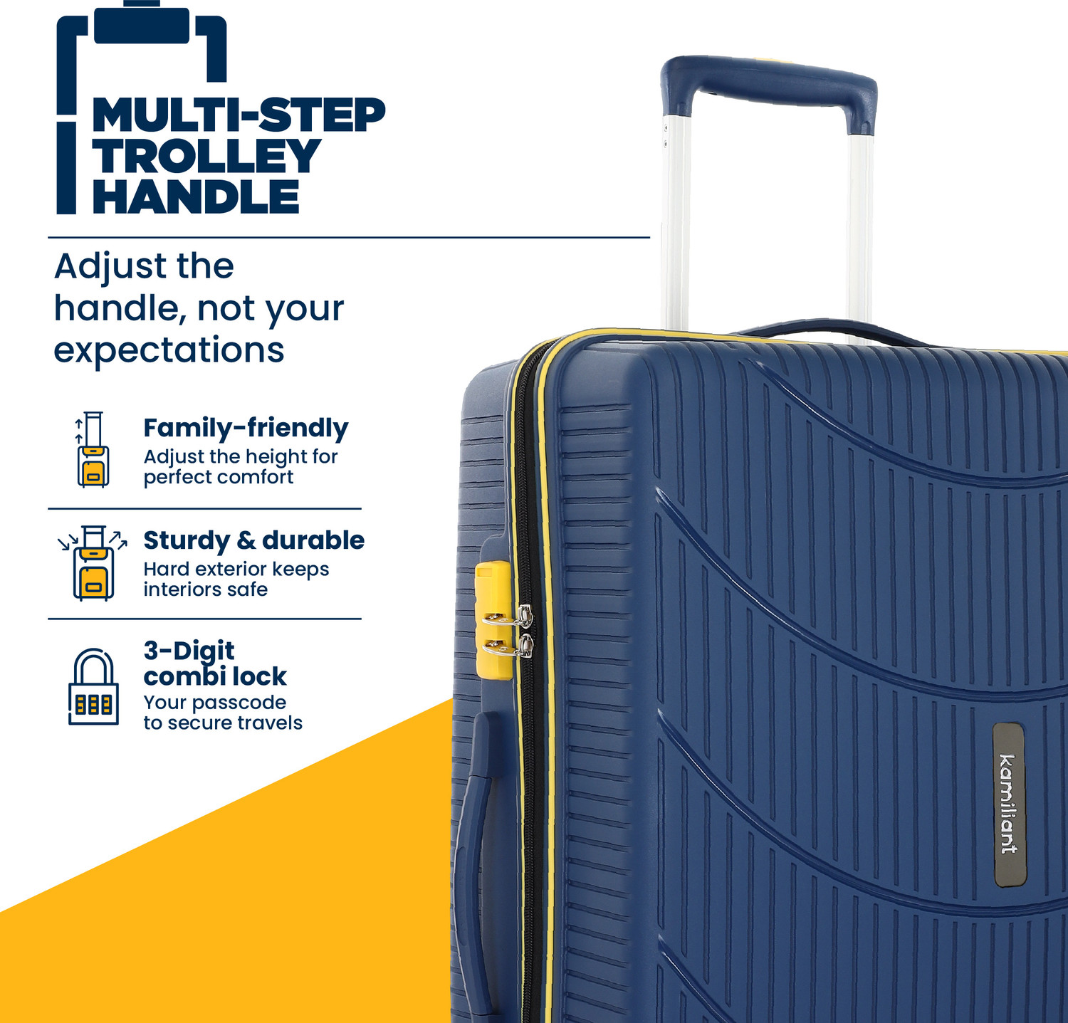 Image of Kamiliant by American Tourister PERSIST POP Check-in Suitcase 8 Wheels - 26 inches