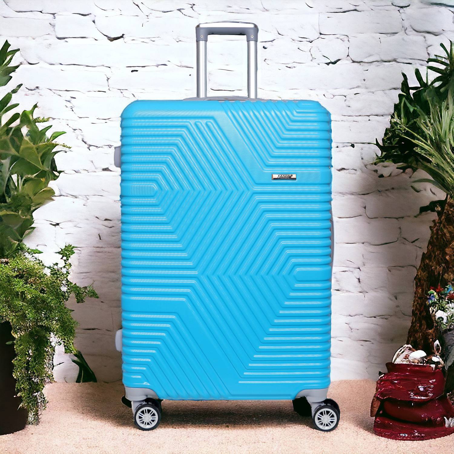 Kandel London Hard Sided ABS and PC 4 Wheel Spinner, Unbreakable