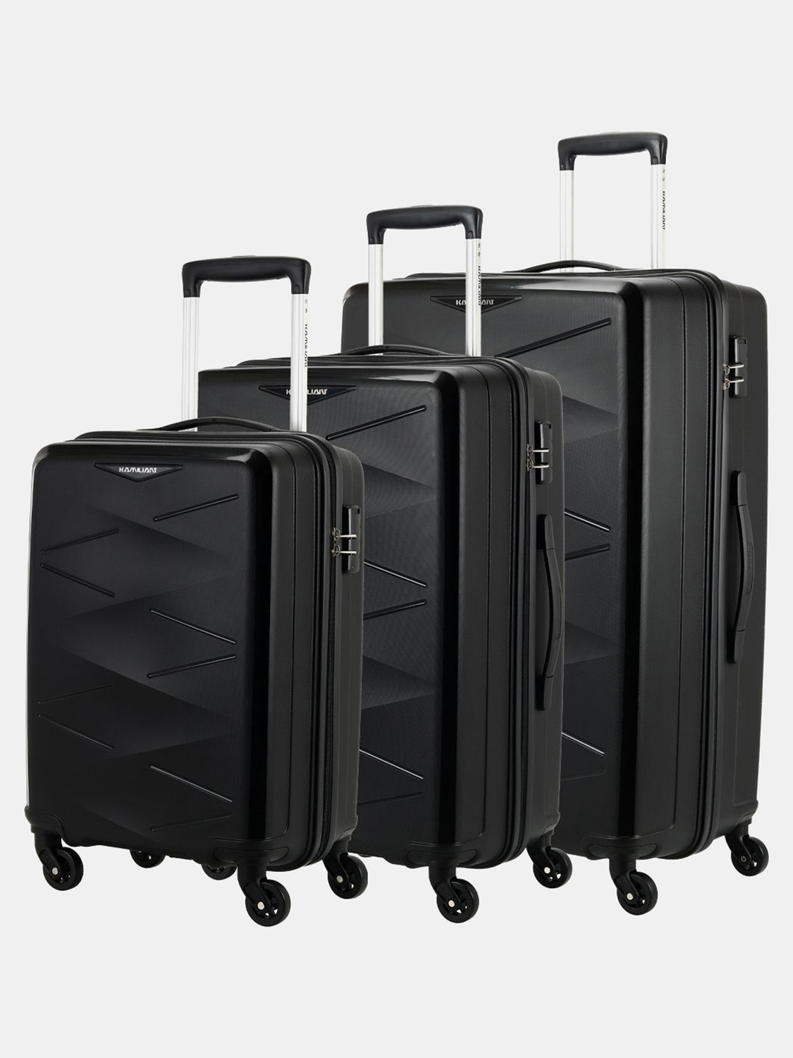 Image of Kamiliant by American Tourister (Small 55Cm |Medium 68Cm| Large 79Cm)Combination Lock-Triprism Cabin & Check-in Set 4 Wheels - 30 inch