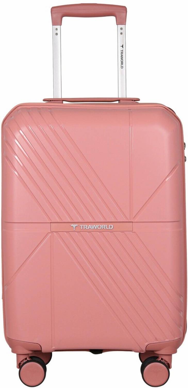 RT-77481 vol.18B 司 45個セット Traworld (Large 71 Cm) Check-in Suitcase 8 Wheels - 28 inch Brown
